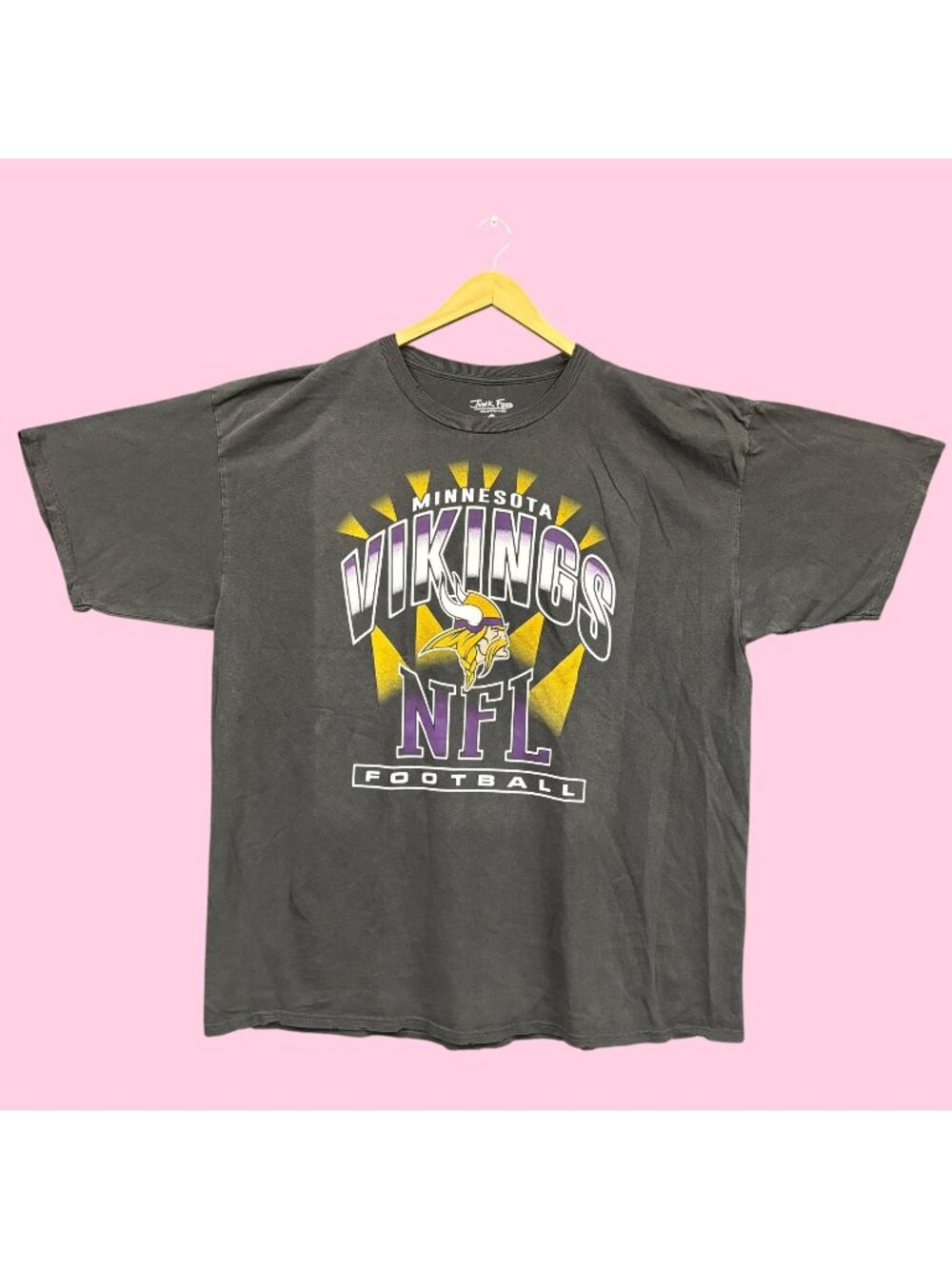 Junk Food Clothing x NFL NFC North Minnesota Vikings Oversized Tee XXL